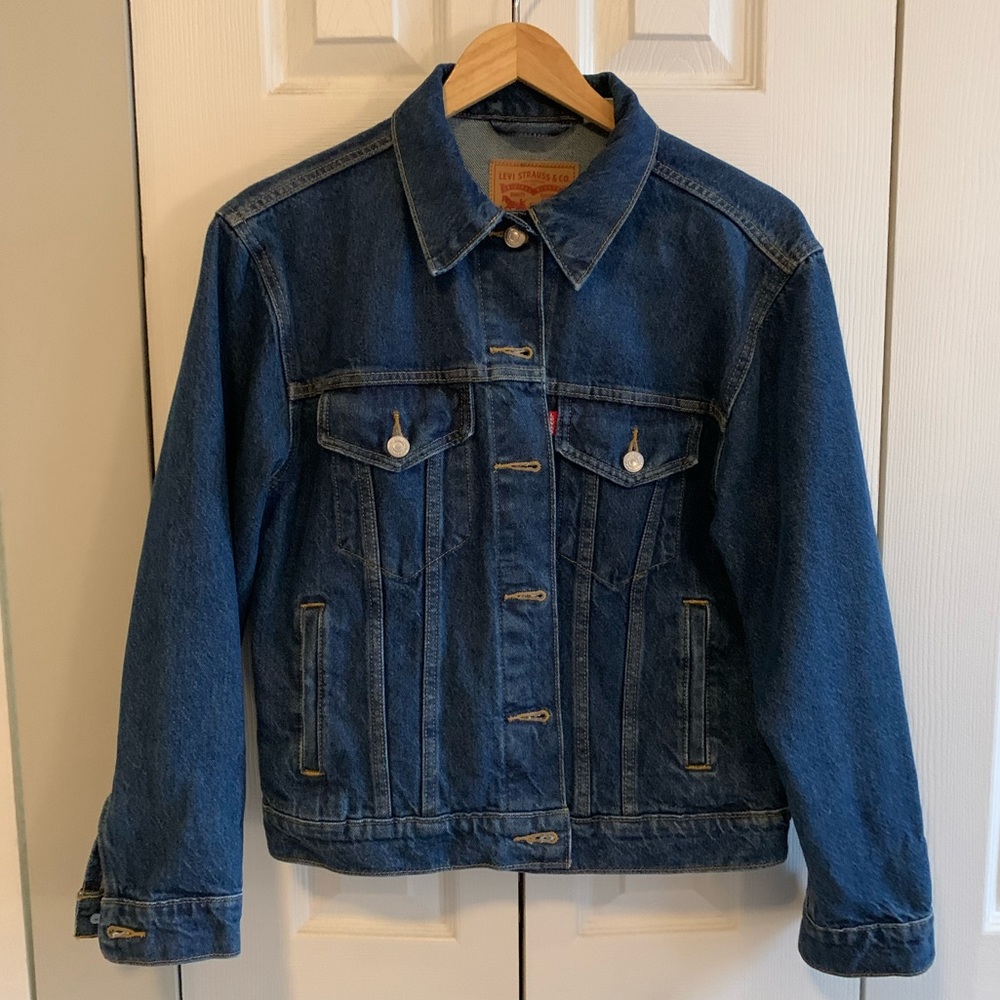 Levi’s denim jacket.